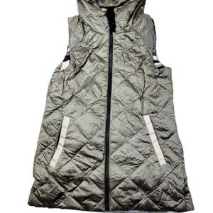 Lululemon Women's Cashew Coast Camo Butter The Fluffiest Puffer Vest Size 4